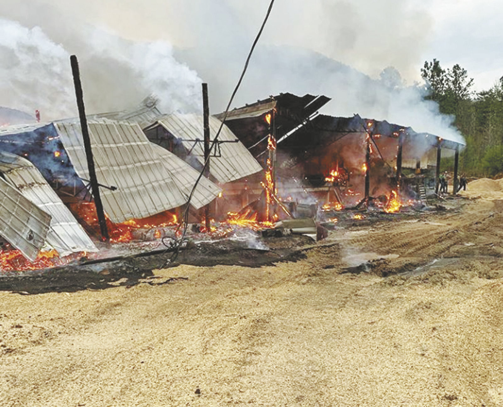Fire destroys Lynn Lumber Company